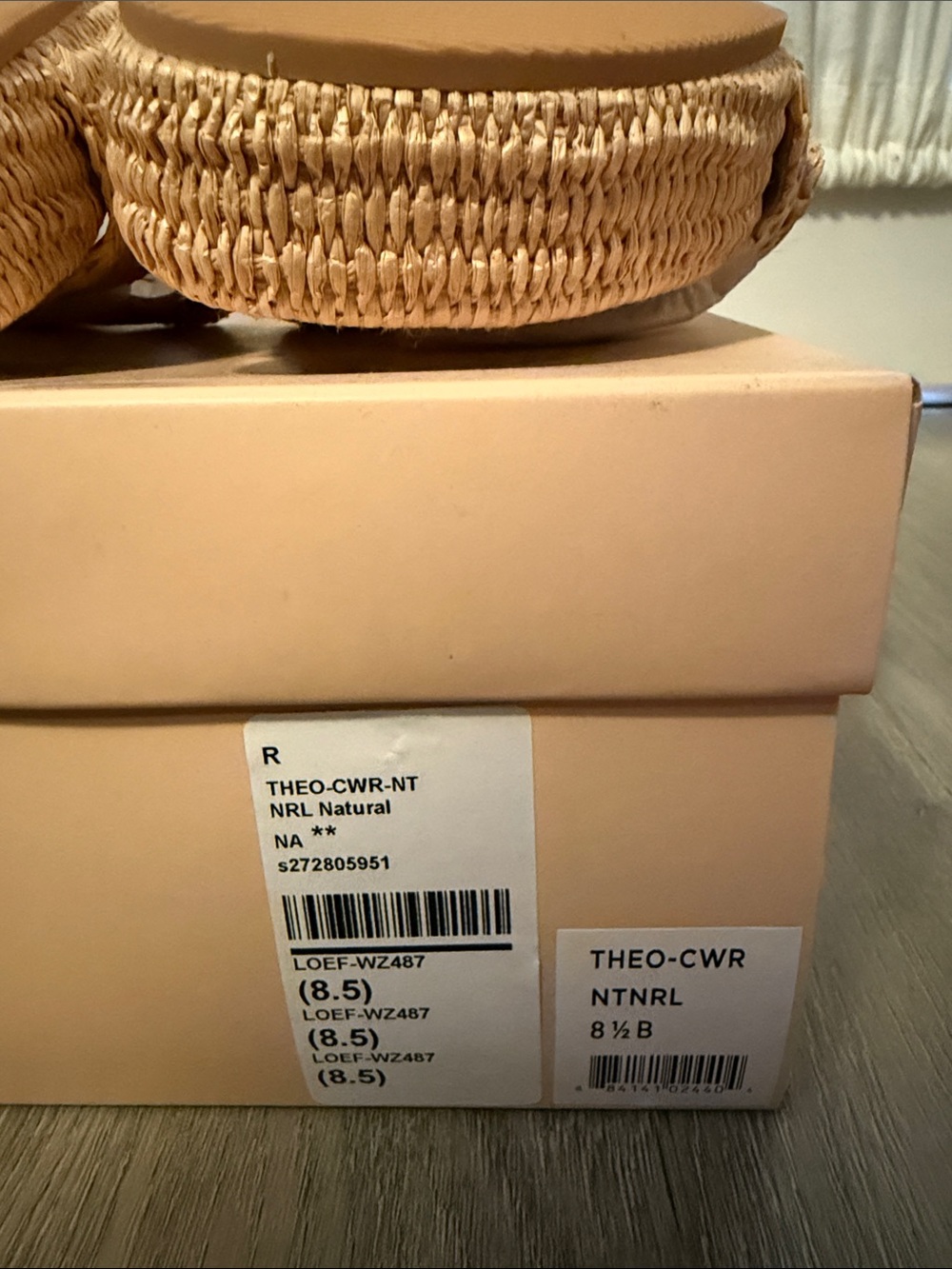 Loeffler Randall Theo Woven Double-Strap Slide Sandals - Natural Tan - Picture 3 of 3